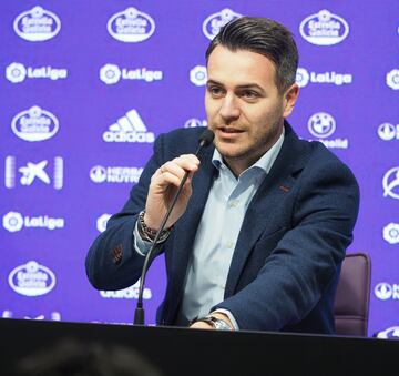 Fran Sánchez, en rueda de prensa en Valladolid.