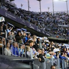 Las denuncias de LaLiga por insultos en La Rosaleda, un problema para el Málaga