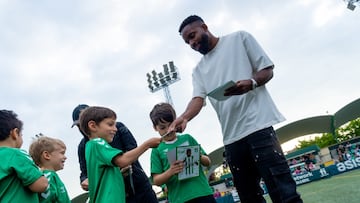 Bakambu, en la Escuela Betis.