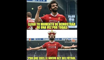 Los memes se rinden ante el recital del faraón Salah