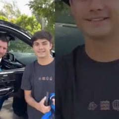 Watch: Messi stops in middle of street to greet fans