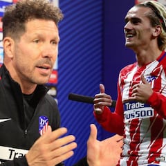 Simeone saca la cara por Griezmann: ardua defensa del '7'