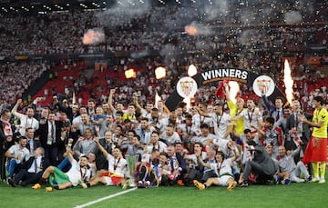 El Sevilla campeón de la Europa League por séptima vez en su historia.