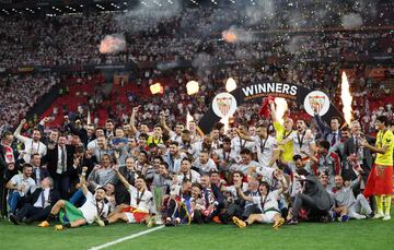 El Sevilla campeón de la Europa League por séptima vez en su historia.