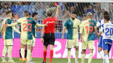 03/10/22 PARTIDO SEGUNDA DIVISION
ZARAGOZA - EIBAR
ARBITRO TRUJILLO SUAREZ TARJETA ROJA JAVIER MU?OZ