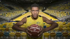 Walter Tavares, durante su etapa como jugador del Gran Canaria.