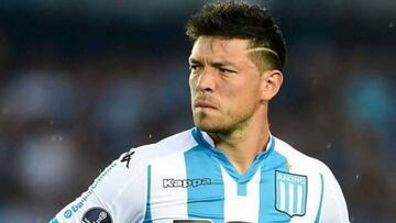 Sergio Vittor jugando por Racing de Avellaneda.