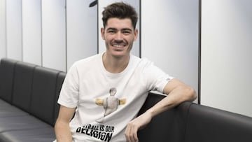 Jozabed Sánchez, centrocampista del Celta, posa para AS.