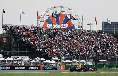 Checo Pérez, errático previo a la clasificación del GP de México