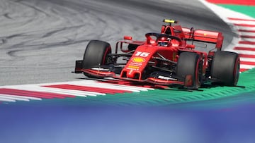 Formula One F1 - Austrian Grand Prix - Red Bull Ring, Spielberg, Austria - June 28, 2019   Ferrari&#039;s Charles Leclerc during practice   REUTERS/Lisi Niesner