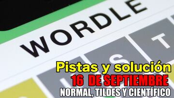 Wordle 16 de Septiembre 2024