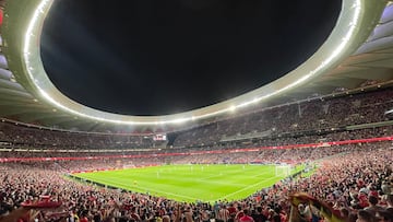 Panorámica del Cívitas Metropolitano lleno.