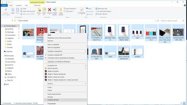 Cómo cambiar el nombre a todos los archivos de una carpeta