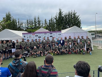 Los 32 participantes en el torneo benéfico de la Fundación Clínicas Menorca.