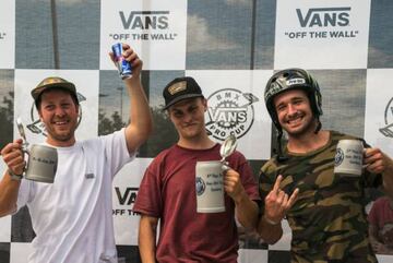 El rider de Madrid, más líder de la Vans BMX Pro Cup.