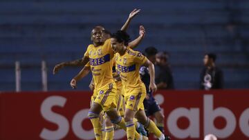 during the game FC Motagua (HON) vs Tigres UANL (MEX), corresponding to Quarterfinals first leg match of the 2023 Scotiabank Concacaf Champions League, at Olimpico Metropolitano Stadium, on April 05, 2023.

&lt;br&gt;&lt;br&gt;

durante el partido FC Motagua (HON) vs Tigres UANL (MEX), correspondiente al partido de Ida de Cuartos de final de la Liga de Campeones Scotiabank Concacaf 2023, en el Estadio Olimpico Metropolitano, el 05 de Abril de 2023.