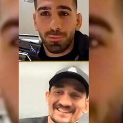 Primer cara a cara de Topuria y Holloway antes de su pelea: el reto que le lanza Ilia va a poner el vello de punta a toda la UFC