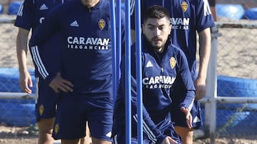 Papu, durante un entrenamiento.