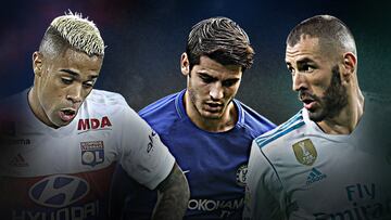 Benzema, peor que Morata y Mariano: el gráfico que les mide