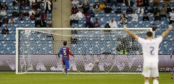 Vincius abrió el marcador y marcó el 0-1.