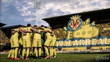 El Estadio de la Cerámica del Villareal.