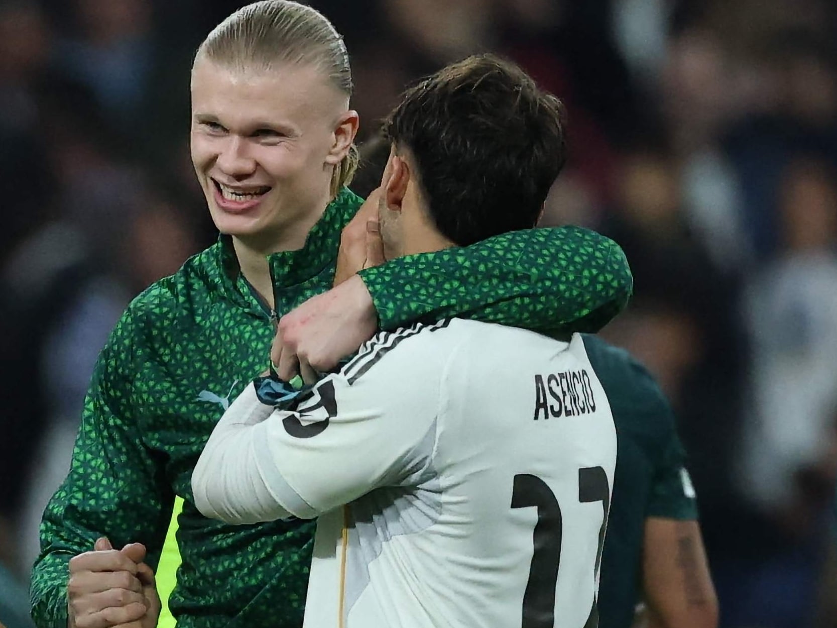 Haaland: “Asencio me empujó y buscó bronca desde el minuto 1, me gusta”