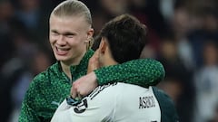 Haaland: “Asencio me empujó y buscó bronca desde el minuto 1, me gusta”