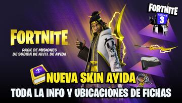 Fortnite: Pack de Misiones de Subida de Nivel de Ayida; todas las ubicaciones de Fichas