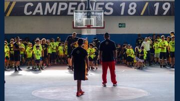 Los actuales campeones de la Liga Nacional de Baloncesto Profesional tienen claro fomentar el deporte en la comunidad.