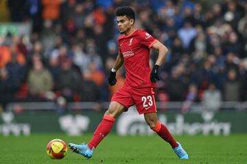 El extremo colombiano disputó 32 minutos en la victoria 3-1 de Liverpool ante Cardiff City por la FA Cup. El guajiro realizó una asistencia.