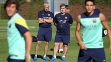 Las imágenes del primer entrenamiento de Tata Martino