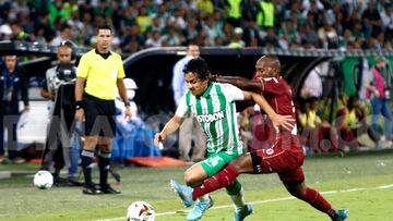 Partido de ida de la gran final de la Liga Betplay entre Atlético Nacional y Deportes Tolima en el Atanasio Girardot.