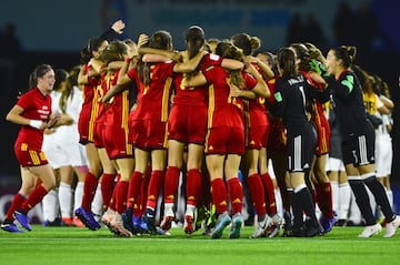 La selección española femenina campeona del mundo.