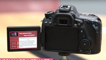 Logran hackear con Ransomware cámaras de fotos digitales DSLR