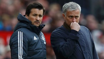 Rui Faria y José Mourinho.