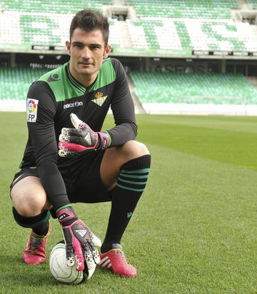 Jug車 con el Betis desde 2013 hasta 2018.