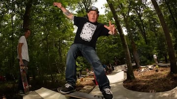 Davey Rogers patinando