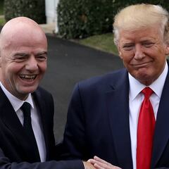 La FIFA felicita a Donald Trump
