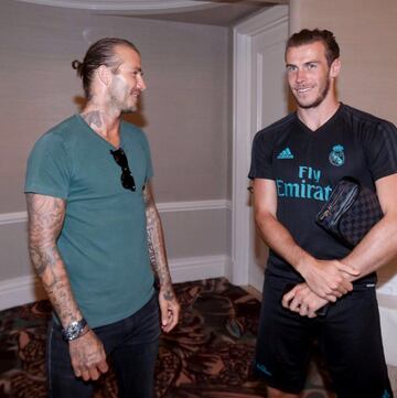 Beckham visits Real Madrid