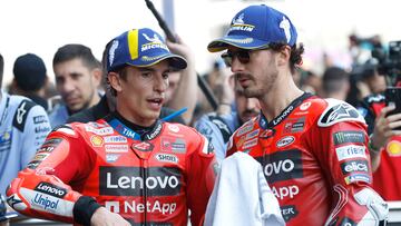 Márquez y Bagnaia.