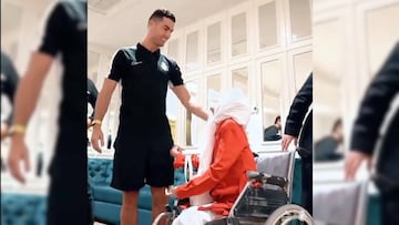 Sale a la luz video de Cristiano con la pintora iran¨ª Fatemeh