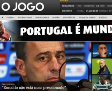 Portadas de la prensa extranjera