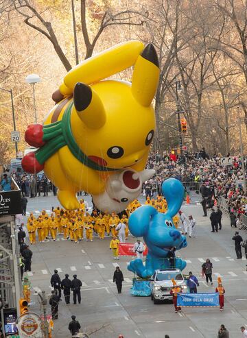 Éste icónico personaje también tuvo su propio globo para el desfile.