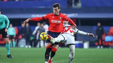 Torró durante el último partido de Liga, ante el Rayo.