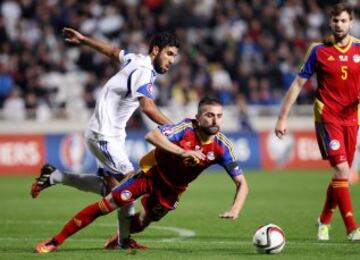 Chipre - Andorra. Jordi Rubio con Nestor Mytidis.