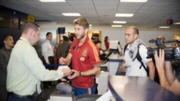 España dejó Fortaleza para ir a Río de Janeiro.