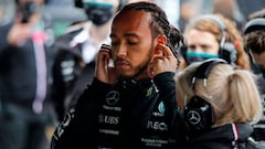 Hamilton se prepara para tomar la salida el GP de Turqu&iacute;a.