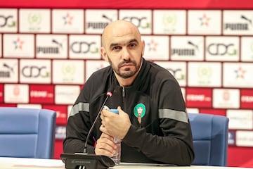 Morocco's coach Walid Regragui 