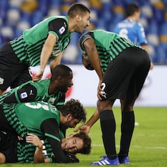 El Sassuolo tumba al Nápoles y es segundo en solitario