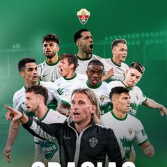 El Elche dice adiós a nueve jugadores